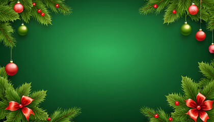 Green Christmas Background
