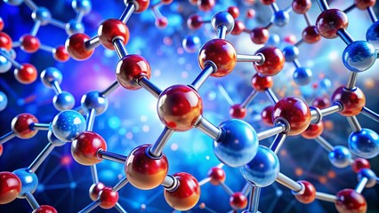 CH2O Molecular Structure and Formula Representation for Chemistry Studies and Educational Purposes in Science and