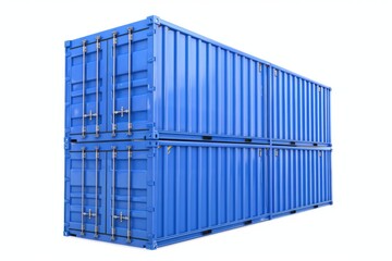 Stacked Shipping Containers