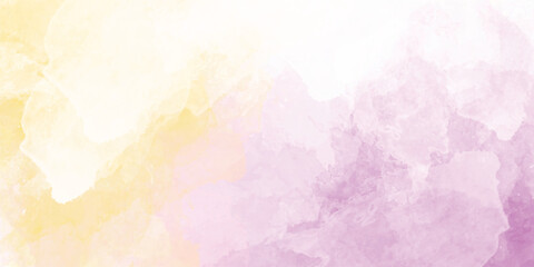 Colorful and bright watercolor background texture with grunge watercolor splashes, Watercolor background in blue pink and green colors, colorful painted background texture.