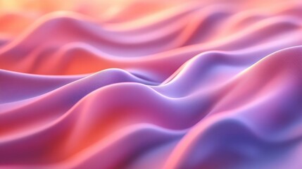 Obraz premium Pink and Purple Fabric Close-Up