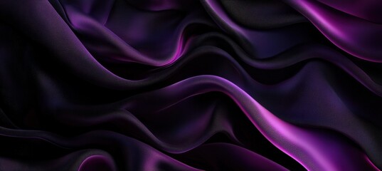 Obraz premium Luxurious Velvet Texture in Deep Purple and Black for High-End Fashion Branding