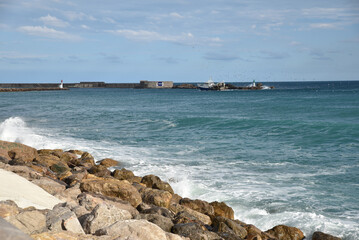 Retour de la pêche à Sète. France