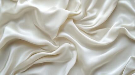 Obraz premium Close-up white fabric texture