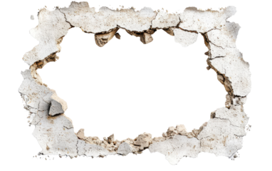 Broken Wall Frame Grunge Texture Abstract Background Distressed Wall Cracked Plaster Industrial