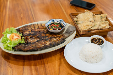 Indonesian grilled fish