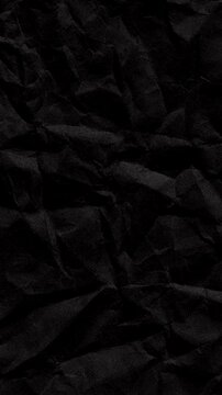 crumple paper animation black