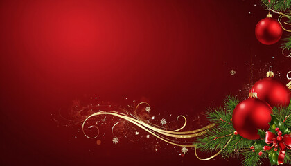 Red Christmas Background
