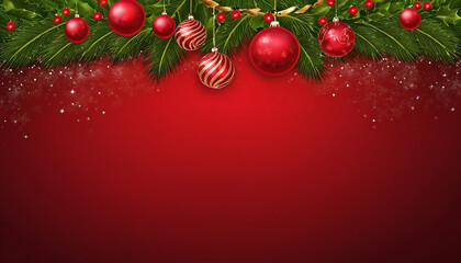 Red Christmas Background