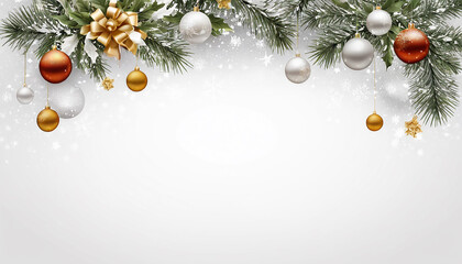 White Christmas Background – Pure and Elegant Holiday Design