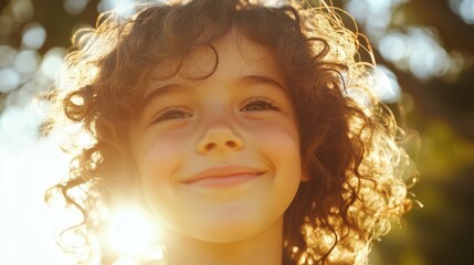 Child with sunshine