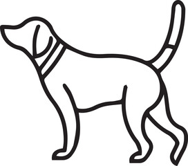 Dog icon symbol vector image illustration
