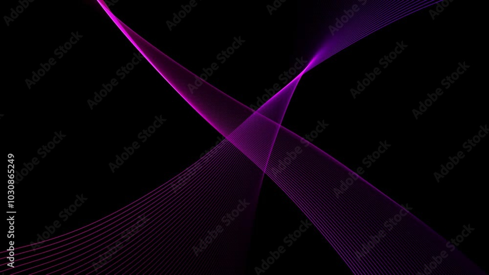 Poster gradient wave line motion background.