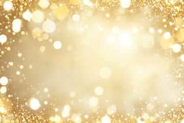 Obraz premium Luxurious Gold and White Winter Background