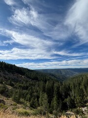 Obraz premium clouds over the mountains