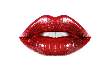 Close-up of red lipstick