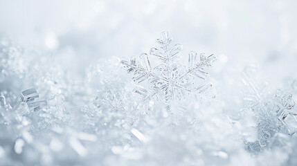 Close up Snow Flake