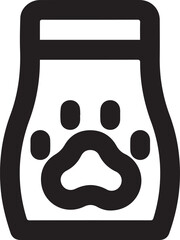 Dog icon symbol vector image illustration
