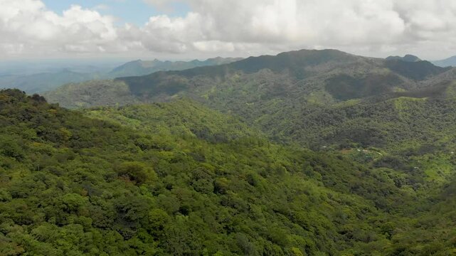 landscape in the morning Drone Valle de Anton
