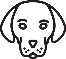 Dog icon symbol vector image illustration
