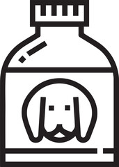 Dog icon symbol vector image illustration
