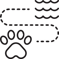 Dog icon symbol vector image illustration
