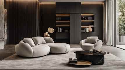 Luxury Interior Photography Featuring High-End Design Elements & Elegant Ambiance	
