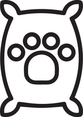 Dog icon symbol vector image illustration
