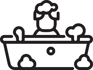 Dog icon symbol vector image illustration
