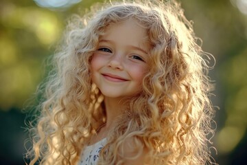 Young Girl with Blonde Hair