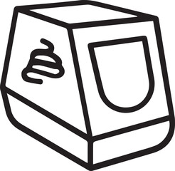 Dog icon symbol vector image illustration
