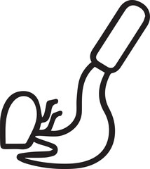 Dog icon symbol vector image illustration
