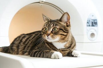 Cat on Washing Machine