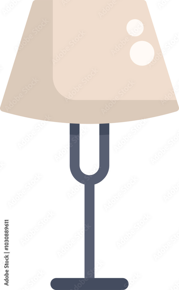 Poster this minimalist floor lamp is illuminating an empty space, perfect for adding a touch of modern eleg