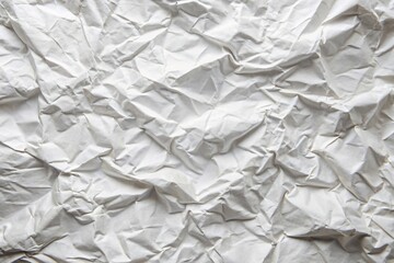 Obraz premium Abstract texture of crumpled white paper