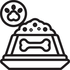 Dog icon symbol vector image illustration
