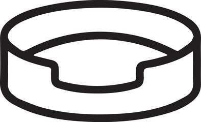 Dog icon symbol vector image illustration
