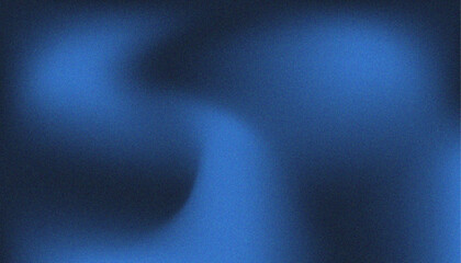 Navy blue wave background with grainy noise. Abstract liquid gradient background. Perfect for backgrounds, wallpapers, flyers, posters, covers, presentations, banners, artworks.