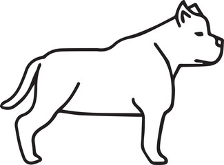 Dog icon symbol vector image illustration
