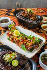 Nusantara indonesian traditional food chef south east asia