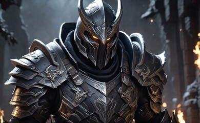 metal-armored knight