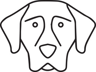 Dog icon symbol vector image illustration
