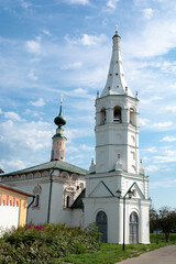 View of the Church of St. Nicholas the Wonderworker (Nikolskaya Church) on a sunny summer day, Suzdal, Vladimir region, Russia.