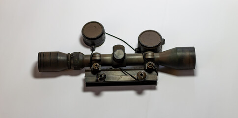 Optical sniper sight for weapons to increase the accuracy of shooting, a device with a mount and...