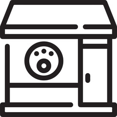 Dog icon symbol vector image illustration
