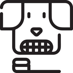 Dog icon symbol vector image illustration
