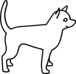 Dog icon symbol vector image illustration
