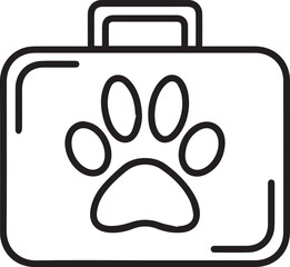 Dog icon symbol vector image illustration
