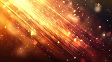 Fototapeta premium Warm Glowing Light Streaks Abstract Background 