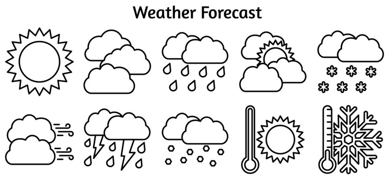 Weather Forecasting Icons